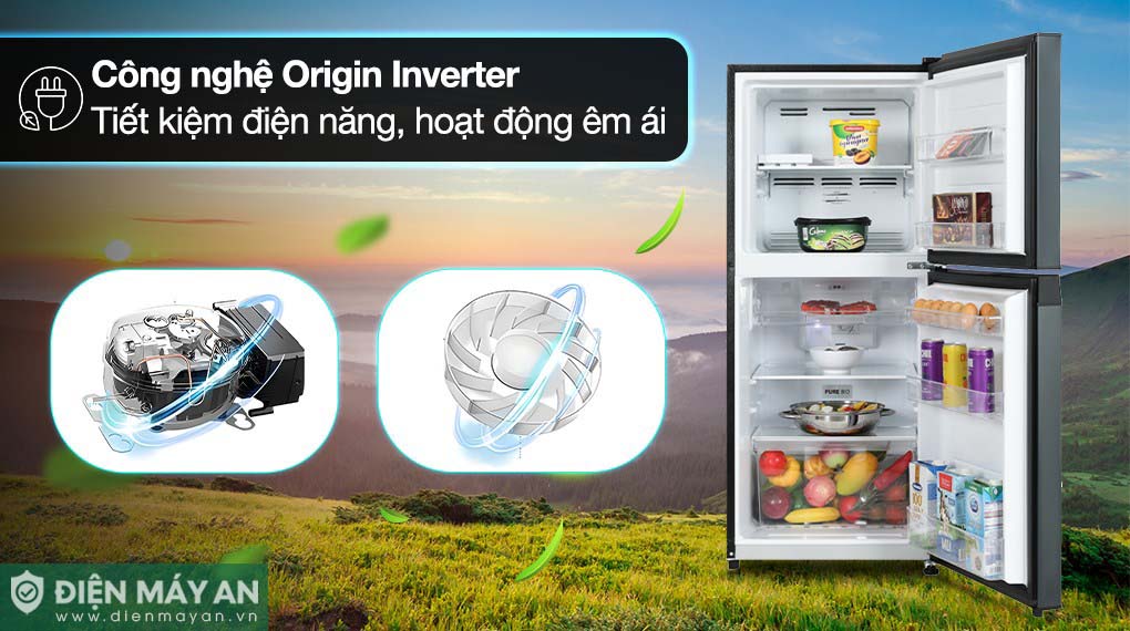 Tủ Lạnh Toshiba Inverter 194 Lít GR-RT252WE-PMV(52) - công nghệ tiết kiệm điện